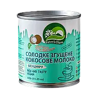 Кокосовое сгущенное молоко без сахара Nature's Charm 320 г