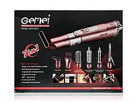 Фен стайлер 7 в 1 2200Вт Gemei GM-4831 Стайлер фен расческа для волос Фен-щетка для укладки gof