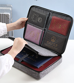 Органайзер папка для документів / Папка дорожня для документів А4