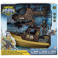 Игровой набор катер и вертолет Soldier Force OCEAN PATROL (545142)