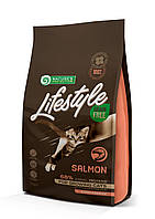 Сухой беззерновой корм для котят Nature's Protection Lifestyle Grain Free Salmon Kitten с лососем 1.5 кг