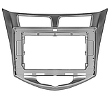 Рамка перехідна Hyundai Accent 2010-2016 під екран 9 дюймів, фото 4