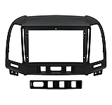 Рамка перехідна Hyundai Santa Fe 2006-2012 під екран 9 дюймів, фото 3