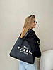 Жіноча сумка велика Шопер Marc Jacobs Tote Bag Black екошкіра сумка шопер Тоут з органайзером, фото 9