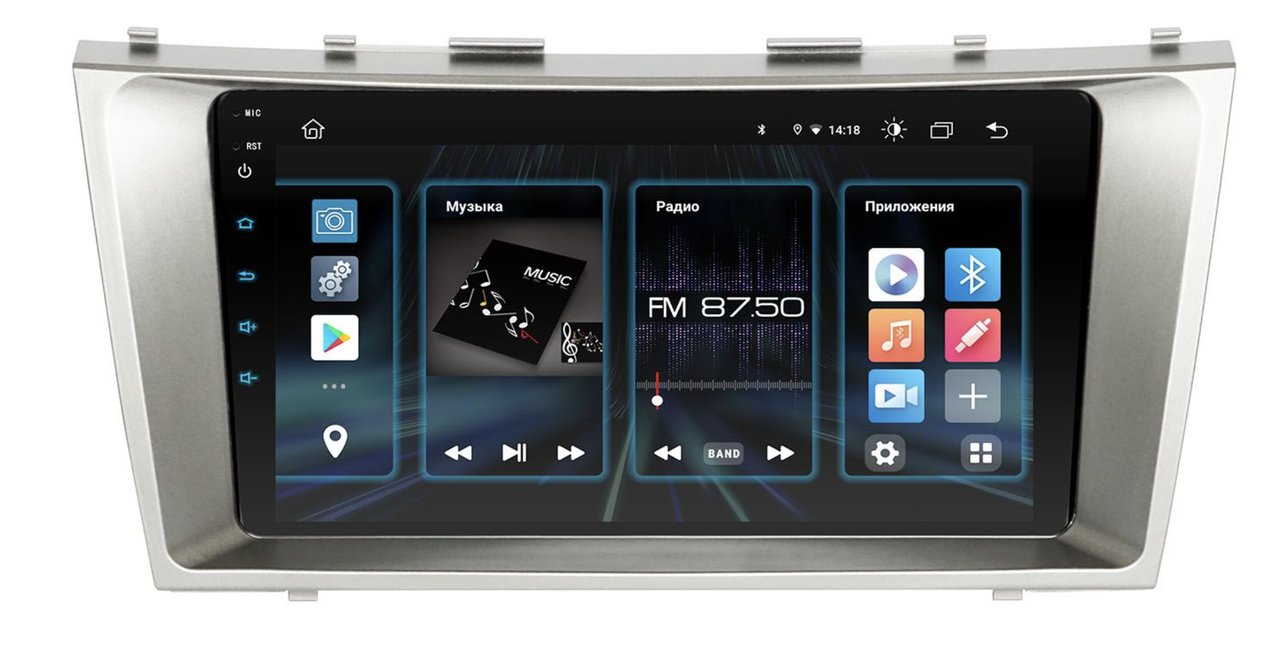 Штатна магнітола 4G Toyota Camry 40 2006-2011 Android з підтримкою Apple CarPlay