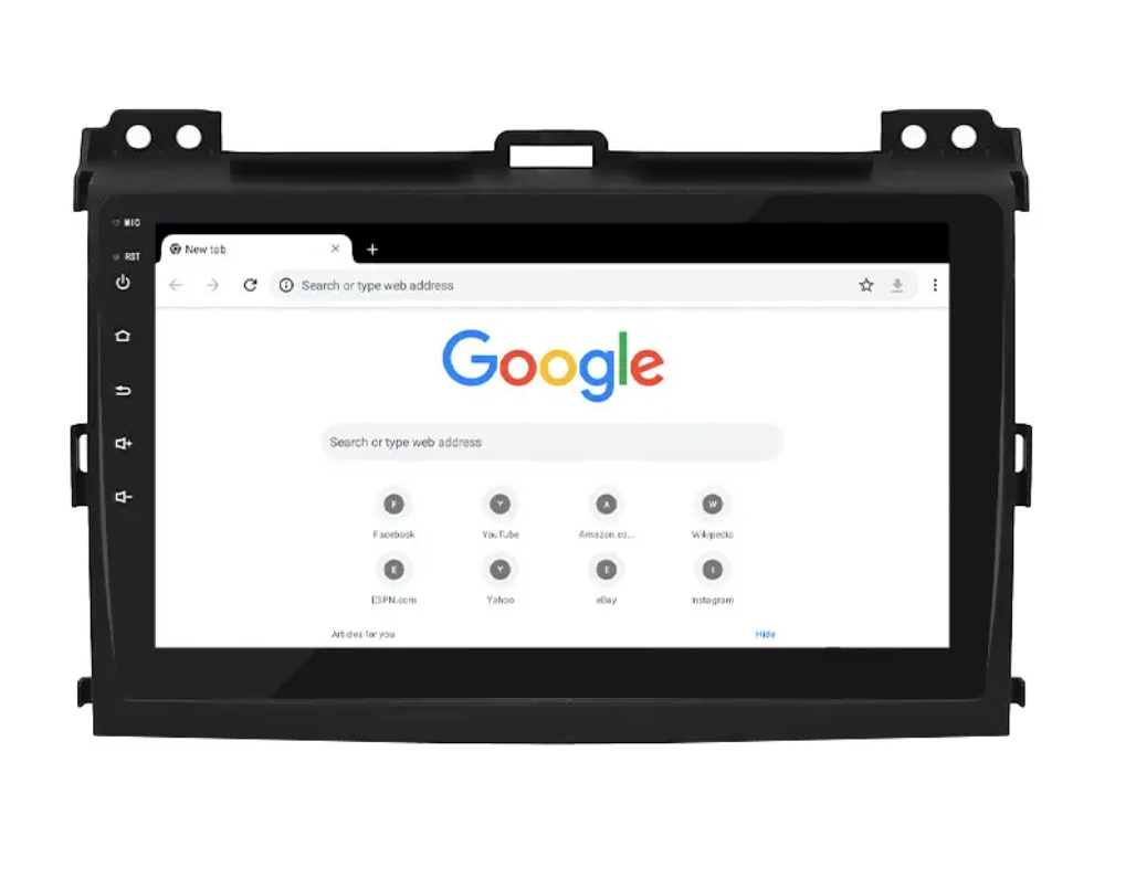 Штатна магнітола Toyota Land Cruiser Prado 120 2003-2009 Android 2/32 Гб