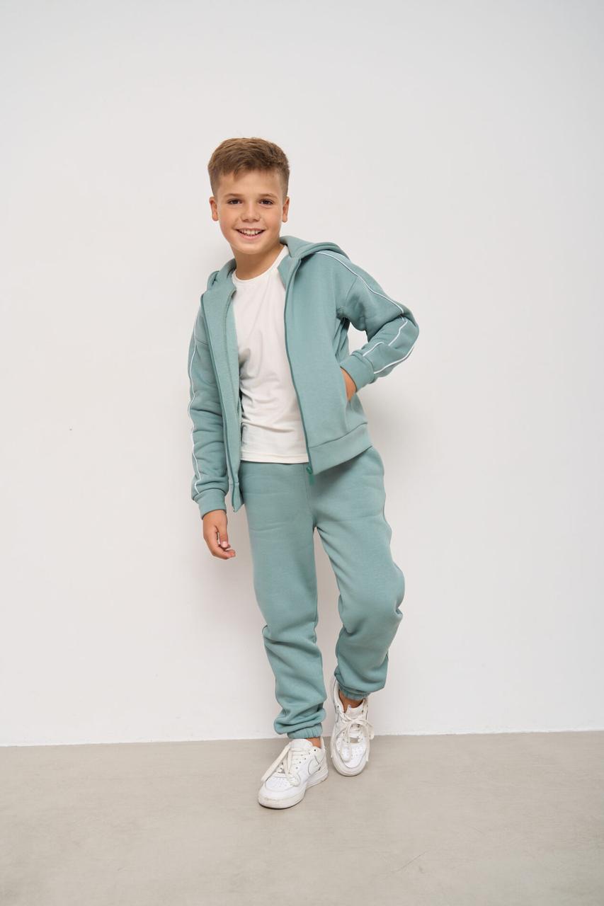 Теплий костюм на замку для хлопчика Fleece COSMIC Світла М’ята