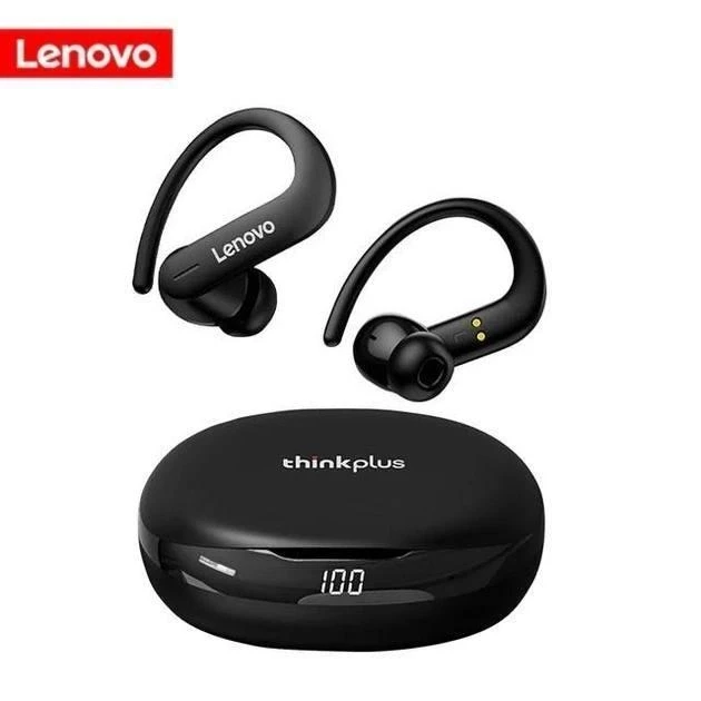 Вакуумні Bluetooth-навушники Lenovo ThinkPlus T50 Black спортивні чорні