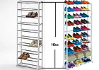 Органайзер полиця для взуття на 30 пар 10 полиць Amazing shoe rack, фото 4
