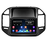 Штатна магнітола Mitsubishi Pajero 2004-2011 V73 V60 Android 2/32 Гб 4G, фото 3