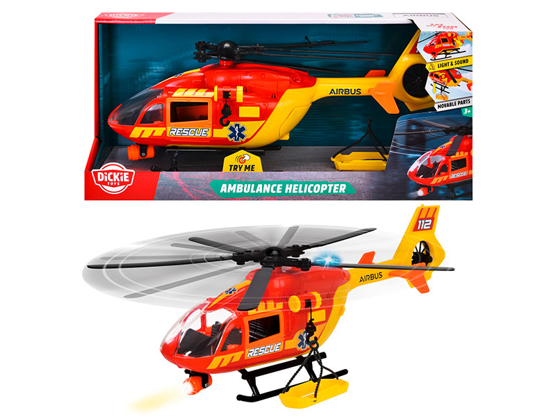 Вертоліт "Швидка допомога" 36 см Dickie Toys Ambulance Helicopter 3716024