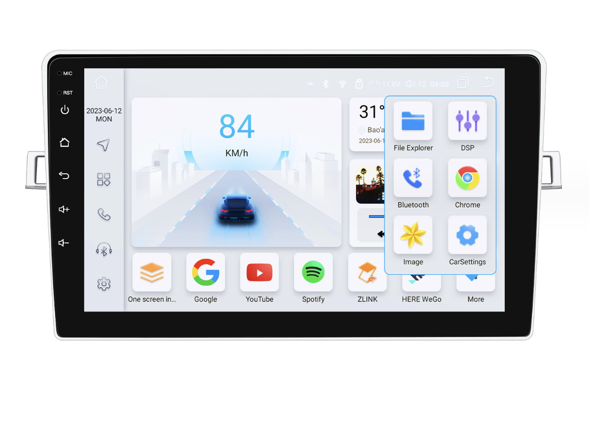 Штатна магнітола Toyota Corolla Verso 2009-2018 Android