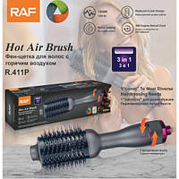Фен расческа для волос RAF R411P щетка для сушки волос стайлер для волос Фен-щетки стайлеры Фен щетка 3 в 1 as