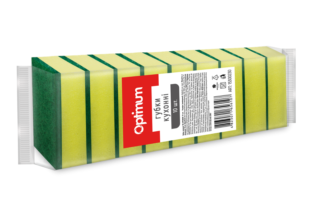Губки 10шт/уп OPTIMUM 52/ящ