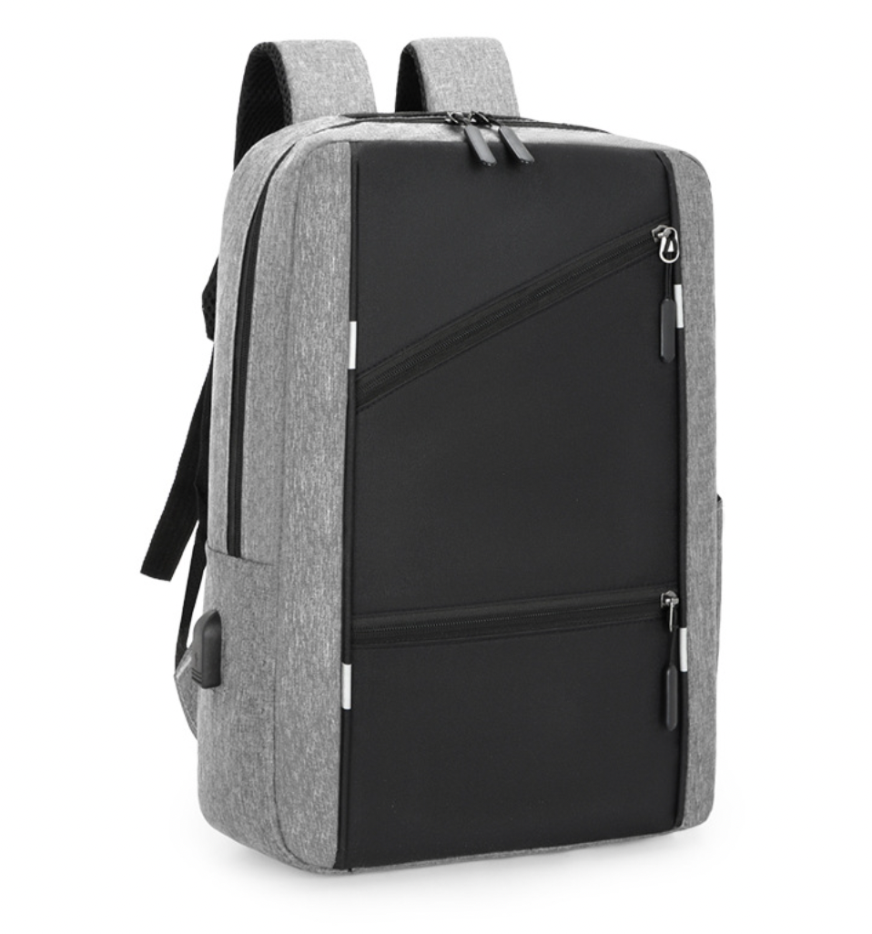 Міський рюкзак для роботи,навчання / Рюкзак 3в1 з сумкою через плече і гаманцем Сірий, фото 1