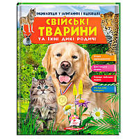 Дитяча енциклопедія у запитаннях і відповідях "Свійські тварини та їхні дикі родичі"