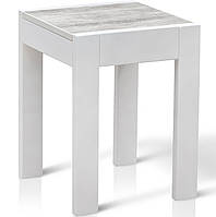 Табурет Слайдер колір венге / крем, темний горіх / крем ТМ Мікс Меблі