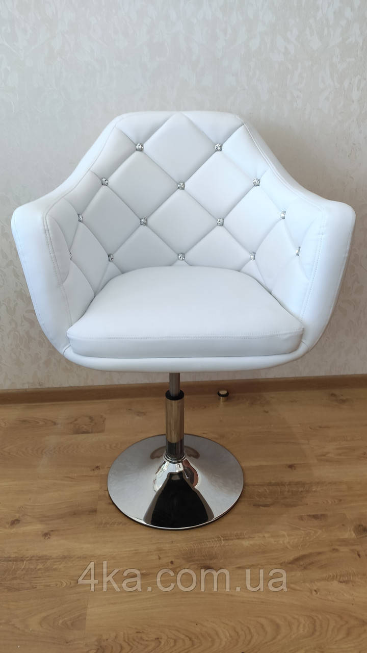 Крісло перукарське НС830N, біле