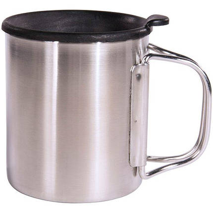 Термокухоль з кришкою Tatonka Thermo 250 (Silver/Black), фото 1