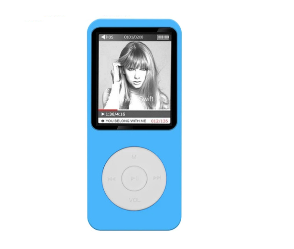 Плеєр MP3 Rock Star X02 Bluetooth 32gb HI FI з зовнішнім динаміком синій