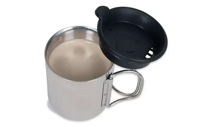 Термокухоль з кришкою Tatonka Thermo 250 (Silver/Black), фото 2