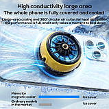 Ігровий комплект MEMO для телефону: магнітний кулер CX04, тригери AK-02 з макросом, охолодження смартфона, фото 3