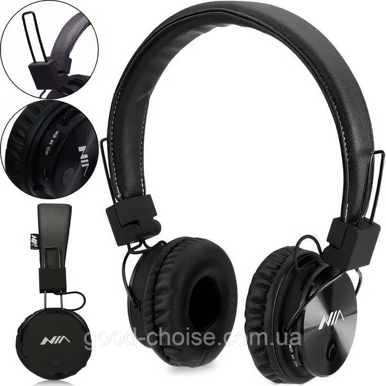 Бездротові Bluetooth навушники MDR NIA X3 / Блютуз стерео навушники / Навушники для телефону, фото 1