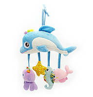 Підвіска м'яка 27 см, з шарудилкою, пискавкою і дзвіночком