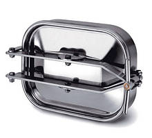 Люки прямокутні нержавіючі для ємностей під тиск AISI 304, AISI 316