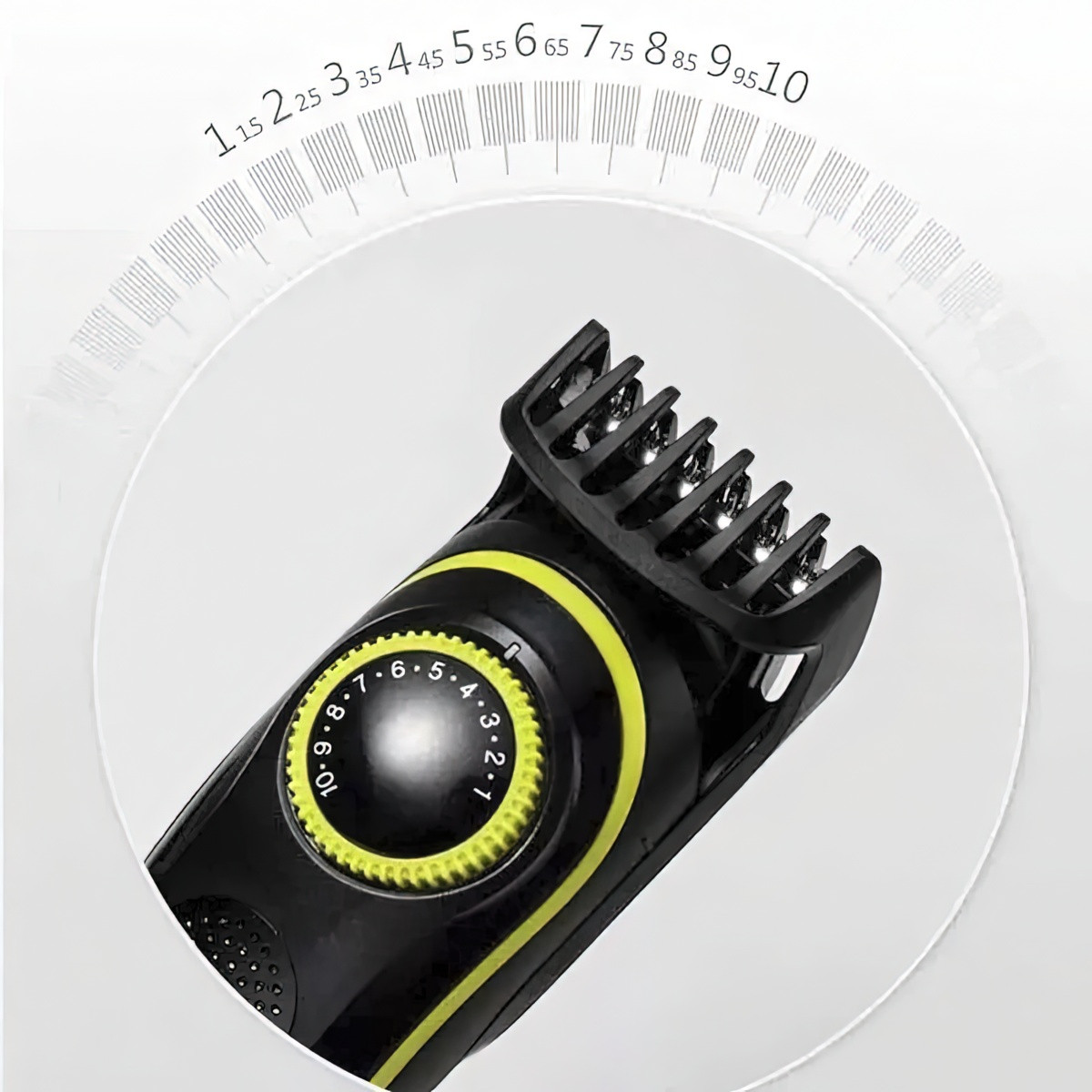 Машинка для бритья аккумуляторная Kemei KM-696 Kit 5in1 машинка для бороды, триммер для стрижки волос (TO) - фото 6 - id-p2092566724