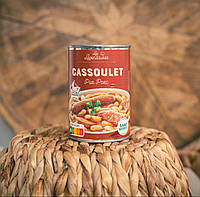 Консерва фасоль с французскими сосисками "Cassoulet Touloussan" 840г.