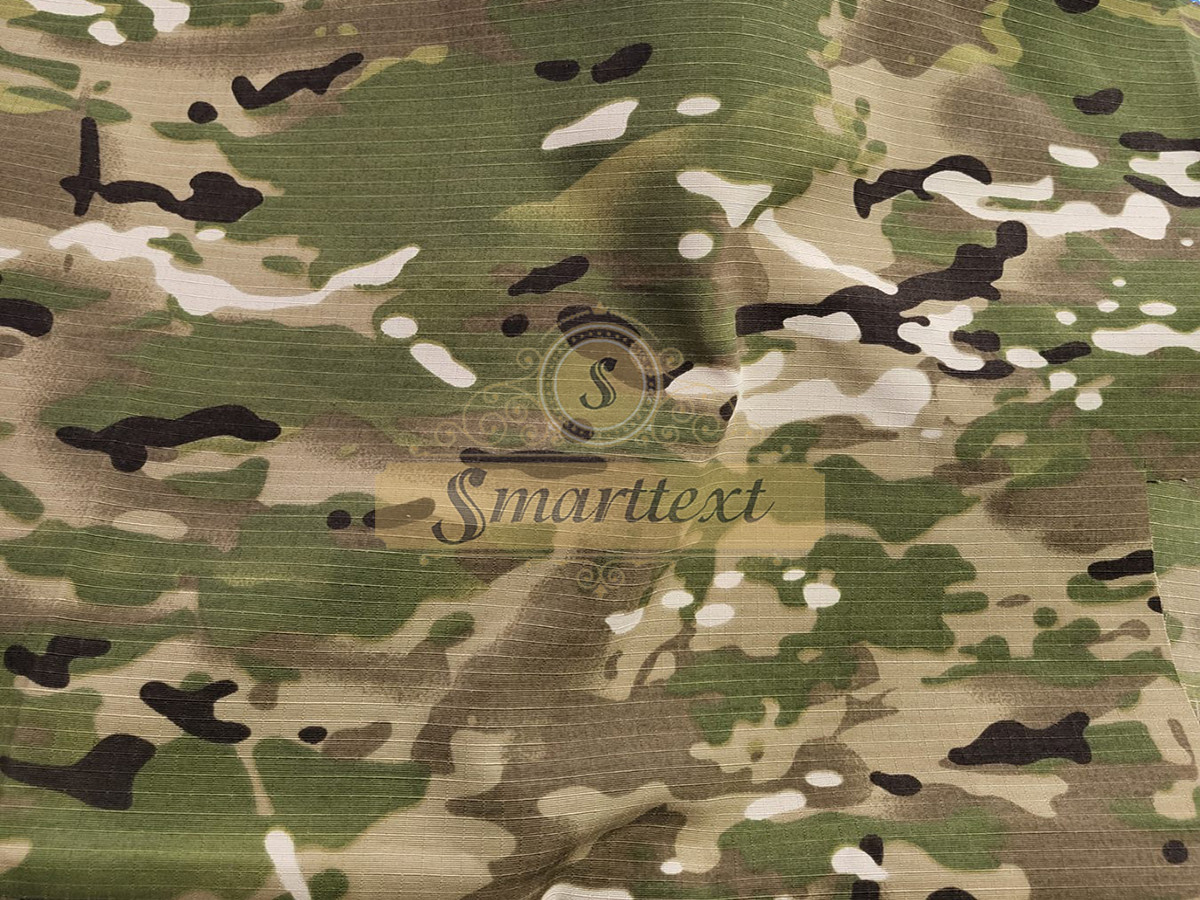 Тканина ріп-стоп камуфляж мультікам 195 GSM (80/20)