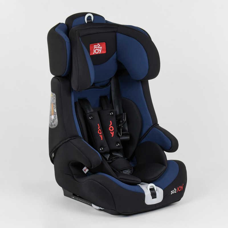 Універсальне автокрісло ISOFIX від 9 місяців до 12 років (Группа 1-2-3) Joy FX 1771 чорний, фото 1