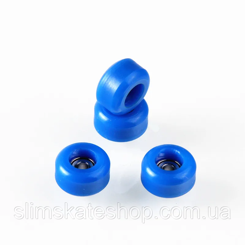 Колеса для фінгерборду з підшипниками Slim Pro CNC Blue Wheels