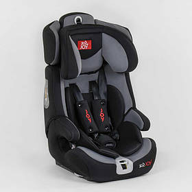 Універсальне автокрісло ISOFIX від 9 місяців до 12 років (Группа 1-2-3) Joy FX 7887 сірий