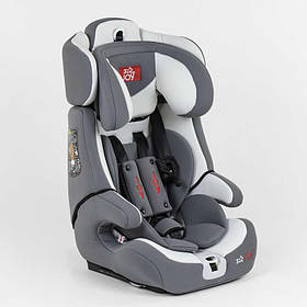 Універсальне автокрісло ISOFIX від 9 місяців до 12 років (Группа 1-2-3) Joy FX 9559 сірий