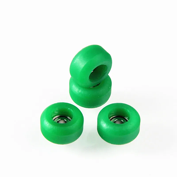 Колеса для фінгерборду з підшипниками Slim Pro CNC Green Wheels