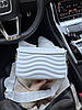 Жіноча сумка Louis Vuitton Wave White Крос боді чорна 2 відділення з ланцюжком і гаманцем LV, фото 8