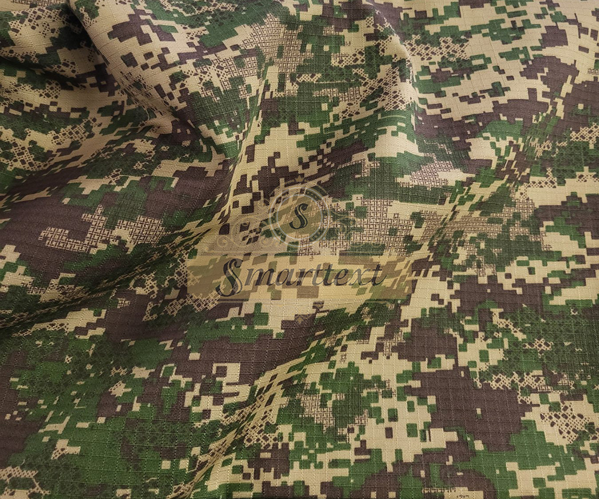 Тканина ріп-стоп камуфляж Хижак 230 GSM (65/35), фото 1
