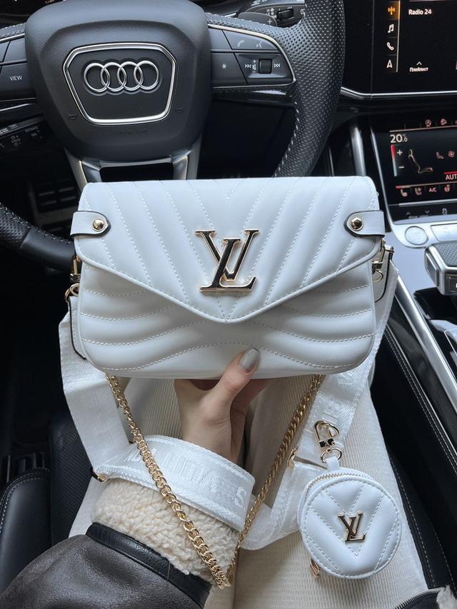 Женская сумка Louis Vuitton Wave White