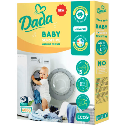 Пральний порошок Dada для прання дитячих речей 400 г (4820174980320) мрія (М.Я)