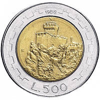 Сан-Маріно 500 лір, 1988 Укріпленні Сан-Маріно No589