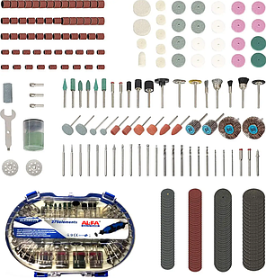 Набір аксесуарів для гравера ALASMG276 AL-FA, фото 2