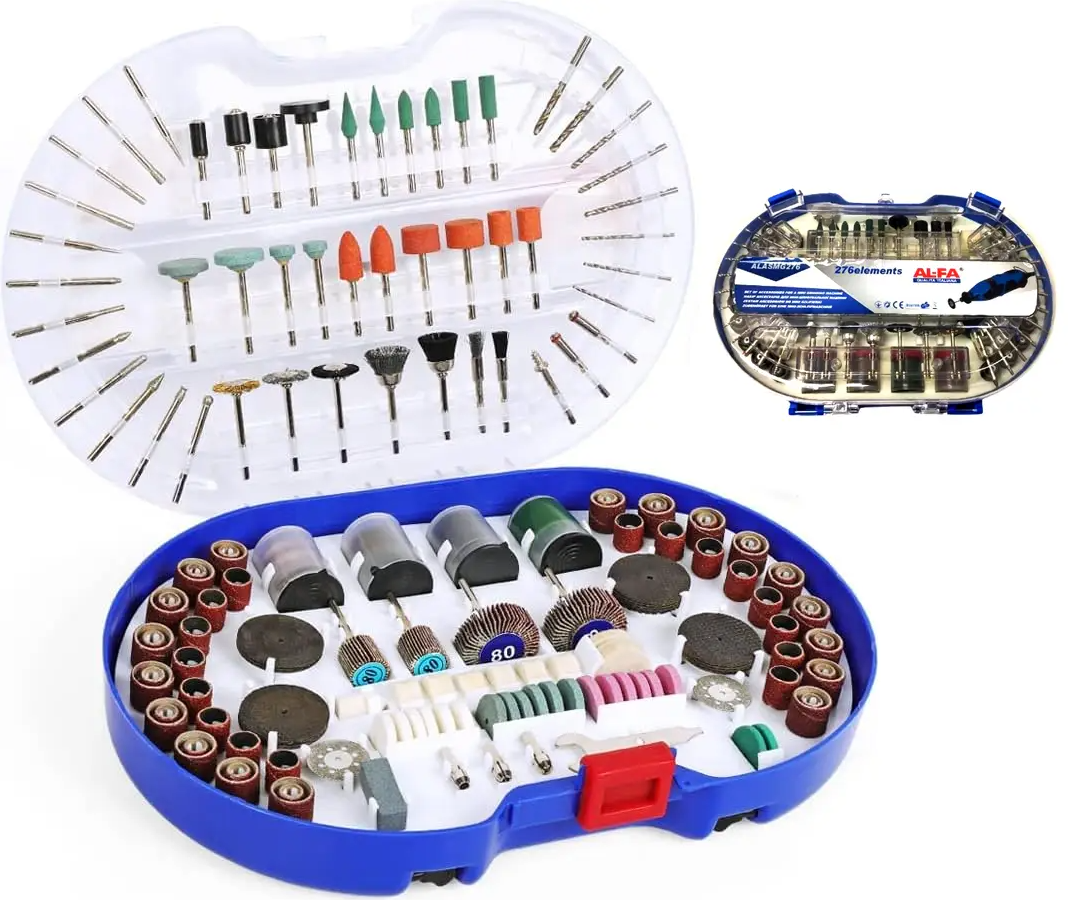 Набір аксесуарів для гравера ALASMG276 AL-FA