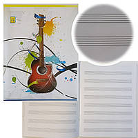 Зошит для нот А5 8 аркушів / білий