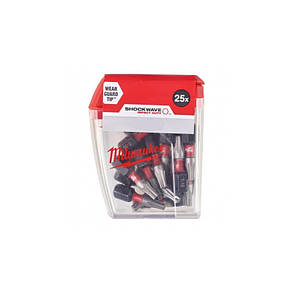 Біти під шурупокрут PH2 25 мм (25 шт) Milwaukee Shockwave 4932430853, фото 3