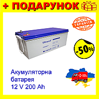 Аккумуляторная батарея Ultracell UCG200-12 GEL 12 V 200 Ah (522 x 240 x 224) Q1/24 для солнечных батарей Nom1