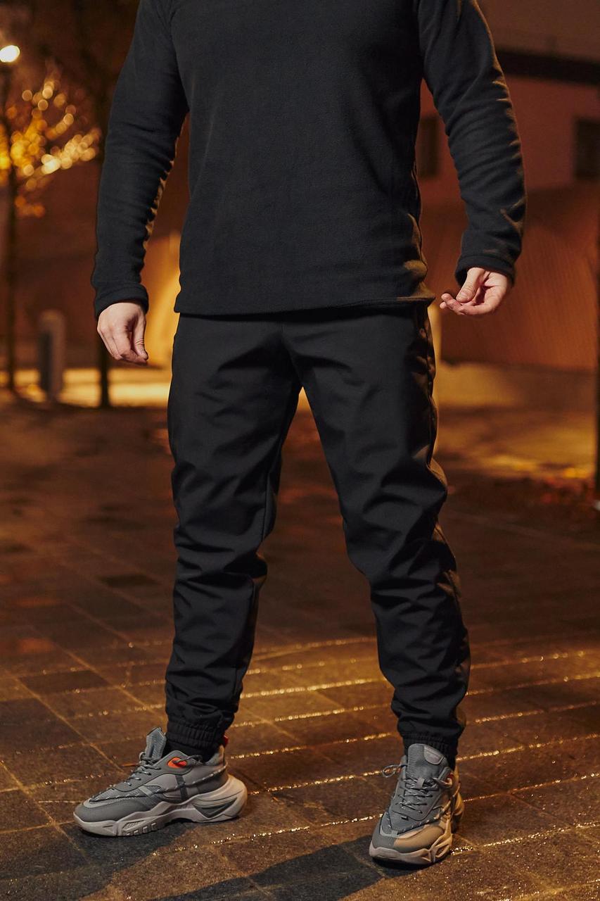 Штани SoftShell Basic чорні, фото 1