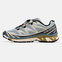 Кросівки Salomon XT-6 Dover Grey Blue, жіночі кросівки, чоловічі кросівки, Саломон