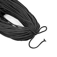Шнур для шиття сумок, ХБ, Темно-сірий 5 мм*50 м